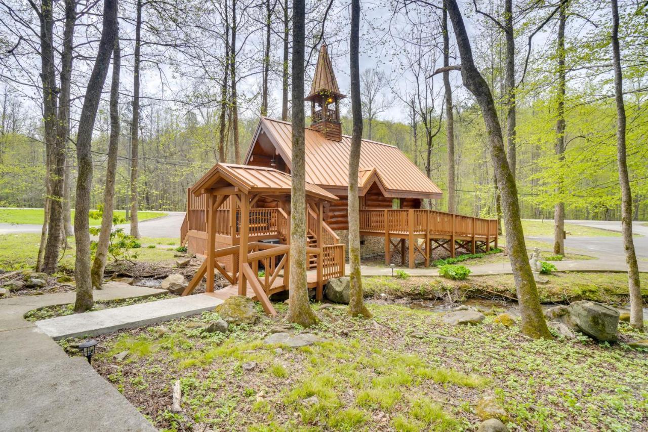 Lovely Gatlinburg Cabin With Private Hot Tub! Exterior foto