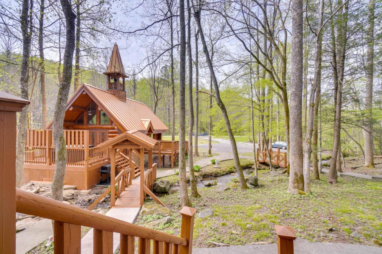 Lovely Gatlinburg Cabin With Private Hot Tub! Exterior foto